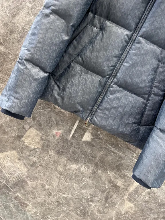 Dior monogram stand collar down jacket